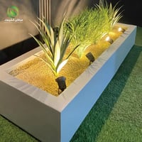 حوض زرع مضئ للشجر والنباتات لحوش منزلك