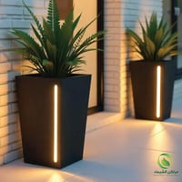 مركن زرع جانبي جاهز متحرك مضئ