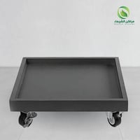 صحن سفلي كبير بكفرات متحرك فيبر