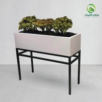 حوض زراعه فايبر 1م + قاعدة حديد