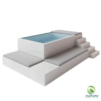 مسبح جاهز فيبر ارتفاع 2متر (6قطع)