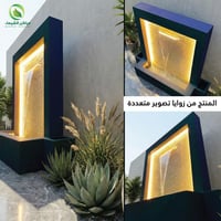 شلال فايبر كبير 2م مع حوضين