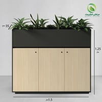 دولاب كبير للمكاتب مع حوض