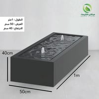 نافورة فايبر مضيئة 1م