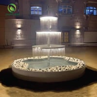 نافورة ممطرة كبيرة للحوش فيبر 2م