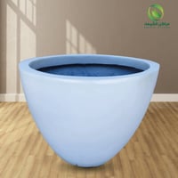 مركن دائري أبيض فايبر