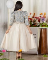 فستان الماس الفخم للعيد مكون من قطعتين