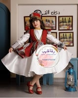 فستان يوم التأسيس شامل القبعة متوفر لونين اخضر واح...