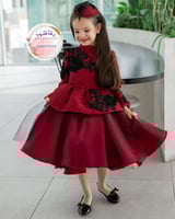 فستان دانتيل مطرز فخم