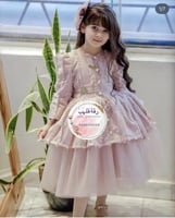 فستان غبار الورد