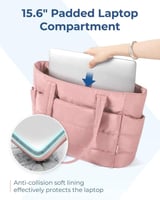 Puffy Tote Bag - بفي توتي باق