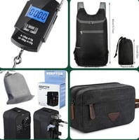 باقة الرحال ( حقيبة ظهر قابلة للطي ، ميزان امتعة ا...