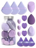 مجموعة اسفنج عبارة عن 15 قطعة مع علبة تخزين