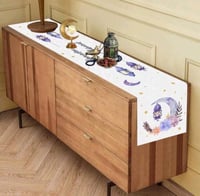 طقم جريدة المائدة برسومات رمضانية + 2 أغطية وسائد