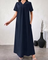 لباس نسائي للمنزل بأكمام قصيرة