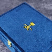 علبة عود مخمل كحلي - حجم ربع كيلو