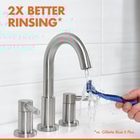 طقم شفرات حلاقة بلو 3 كومفورت من 8 قطع أزرق / فضي