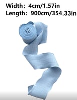 شريط مجعد ذو طيات بارزة بعرض 4 سم