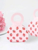 توزيعات على شكل حقيبة برسومات الفروالة 12 قطعة