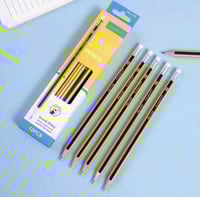 أقلام رصاص من الجرافيت مع ممحاة 12 قطعة