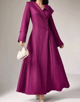 فستان نسائي أنيق بقصة صدر غير متماثلة