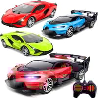 سيارة تحكم عن بُعد للأطفال مع جهاز تحكم تعمل بالبط...