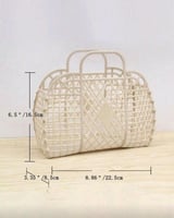 حقيبة بلاستيكية للهدايا قابلة للتركيب والفك والطي