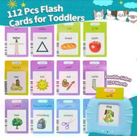 جهاز ناطق لتعليم الأطفال مع 112بطاقة مختلفة