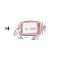 حقيبة مكياج شفافة مقاس M