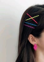 مشابك شعر ملونة 50 قطعة