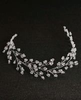 أكسسوار شعر للمناسبات أنيق مزين بالخرز والكريستال...