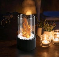 موقد طاولة أسود