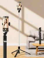 حامل ثلاثي القوائم باللون الأسود قابلة للسحب بطول...