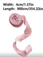 شريط مجعد ذو طيات بارزة بعرض 4 سم