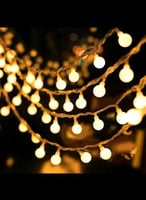 سلسلة إضاءة كرات 6 متر - 40كرة