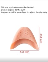 زوج واحد من واقيات سيليكون لأصابع القدم لمنع الاحت...