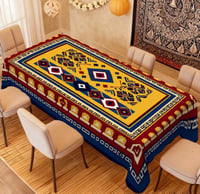 مفرش رمضاني بنقش إسلامي قديم من قماش البوليستر