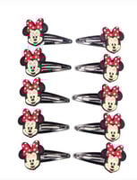 مشابك شعر برسومات ميكي ماوس 10 قطع