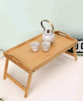 صينية تقديم خشب قابلة للطي حجم L