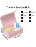 علبة هدايا قابلة للطي بحواف مغناطيسية - حجم وسط