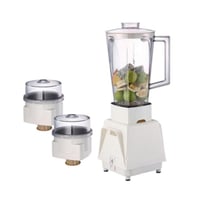 خلاط كهربائي ومطحنة 3 × 1 من KRAWN سعة 1.5 لتر 350...