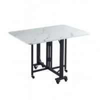 طاولة قابلة للطي أبيض من اكسترا