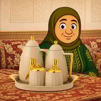 طقم ترامس شاي وقهوة 5 قطع من الأسطورة