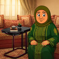 طاولة خدمة مستطيلة أسود