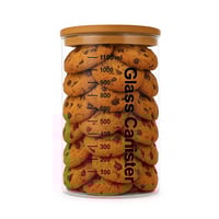 طقم 18 برطمان زجاجي للبهارات سعات كبيرة وأغطية مزد...