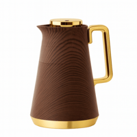 ترمس شاي خشبي مذهب من الأسطورة