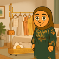 ستاند ملابس ذهبي متحرك متين + 6 خطافات + مساحة تخز...