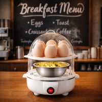جهاز سلق البيض دورين من DLC قوة 350 واط 14 بيضة