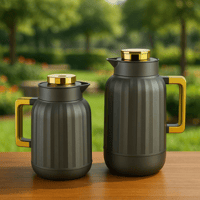 طقم ترامس شاي وقهوة رمادي من بيتروس