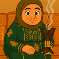 مبخرة معدن أسود ذهبي مقاس 24 سم رقم 0217163